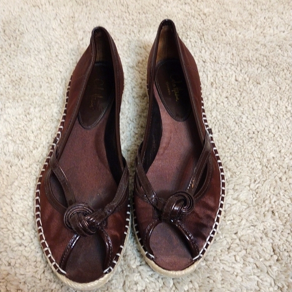 Cole Haan G Series Brown Espadrille Size 8B - Picture 1 of 9